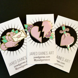 Love Letter Pin - Jared Gaines Art