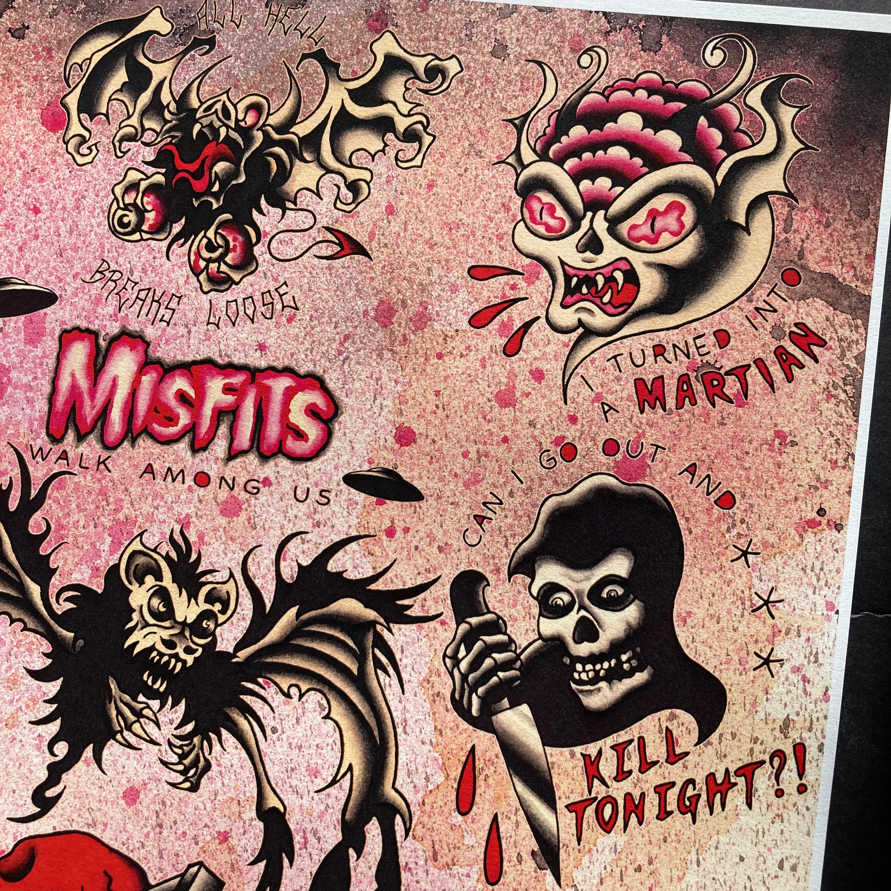 Misfits Tattoo Flash | Walk Among Us