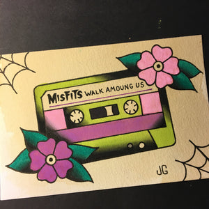 Misfits Cassette - Jared Gaines Art