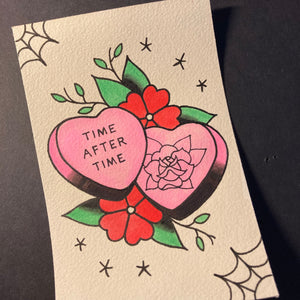 Time After Time Valentine Painting