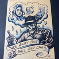Social Distortion - Ball and Chain Print
