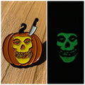 Crimson Ghost Halloween Pin