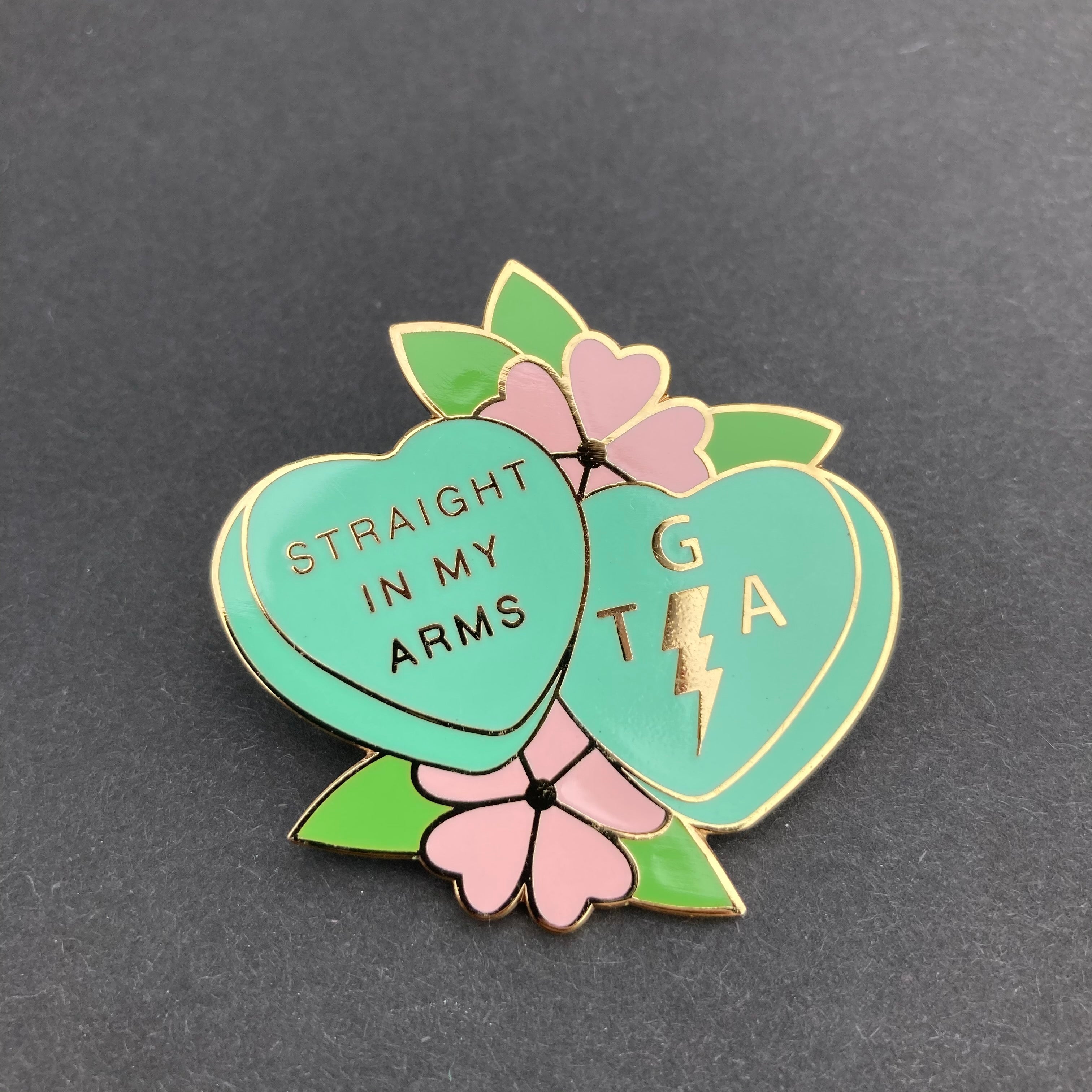 Gaslight Valentine Pin - Jared Gaines Art