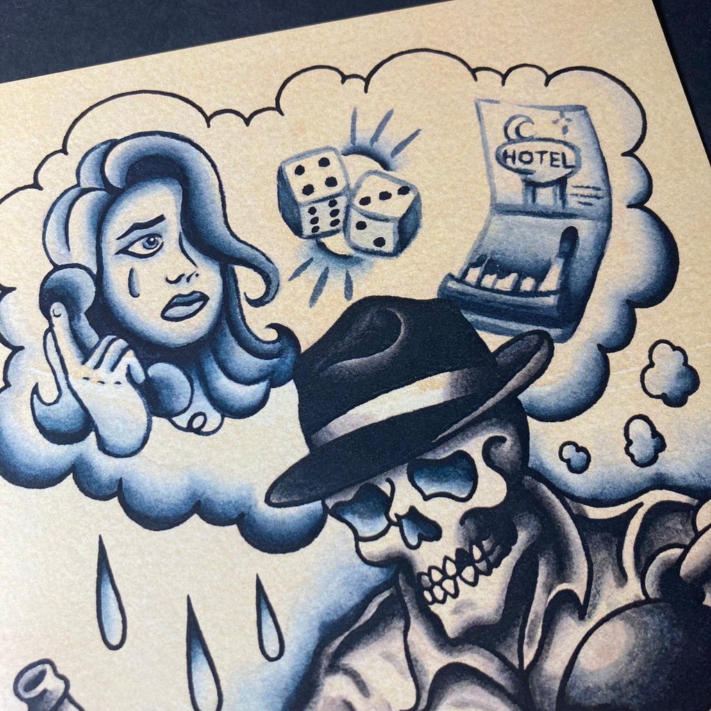 Social Distortion - Ball and Chain Print