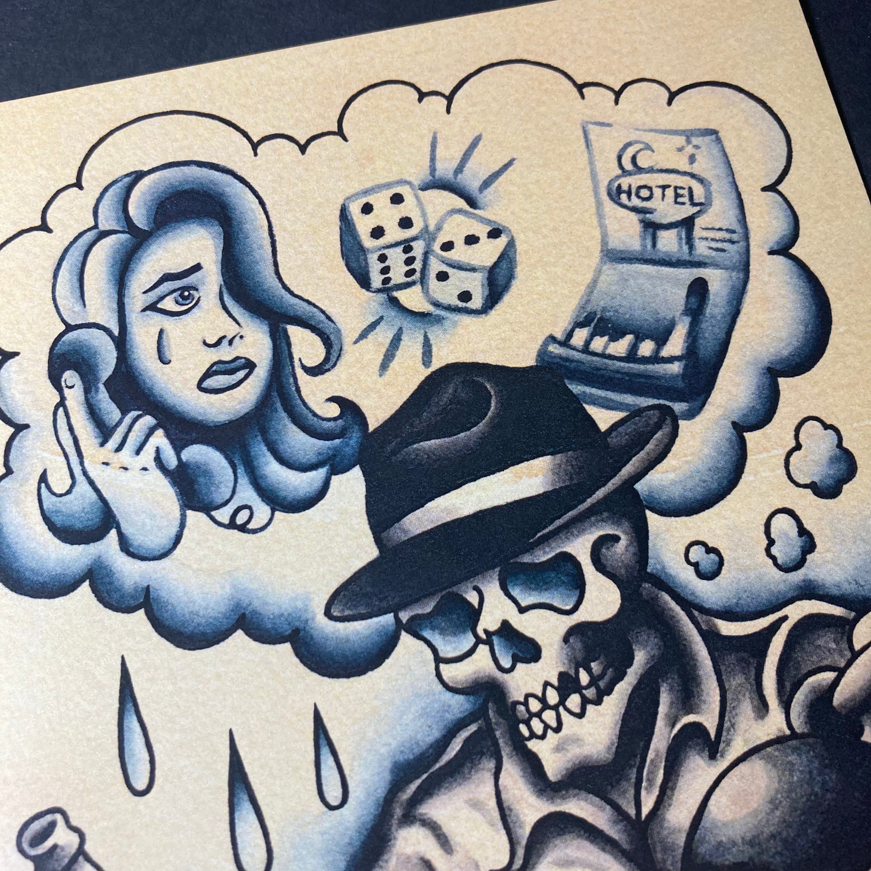Social Distortion - Ball and Chain Print