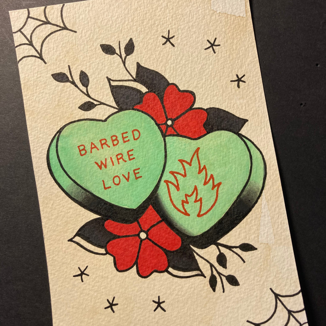 Stiff Little Fingers Valentine Painting