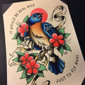 Alkaline Trio - Broken Wing Tattoo Flash - Jared Gaines Art