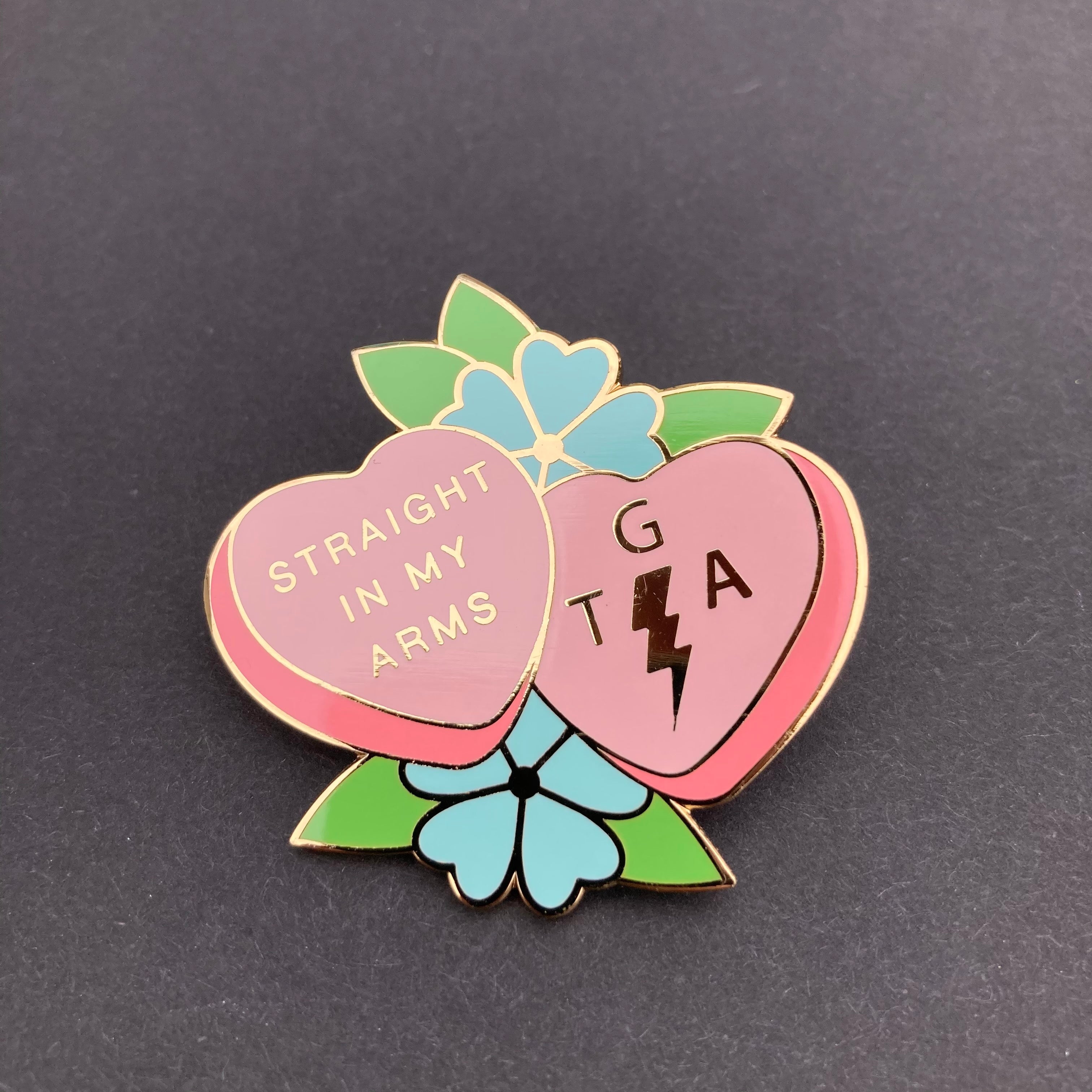 Gaslight Valentine Pin - Jared Gaines Art