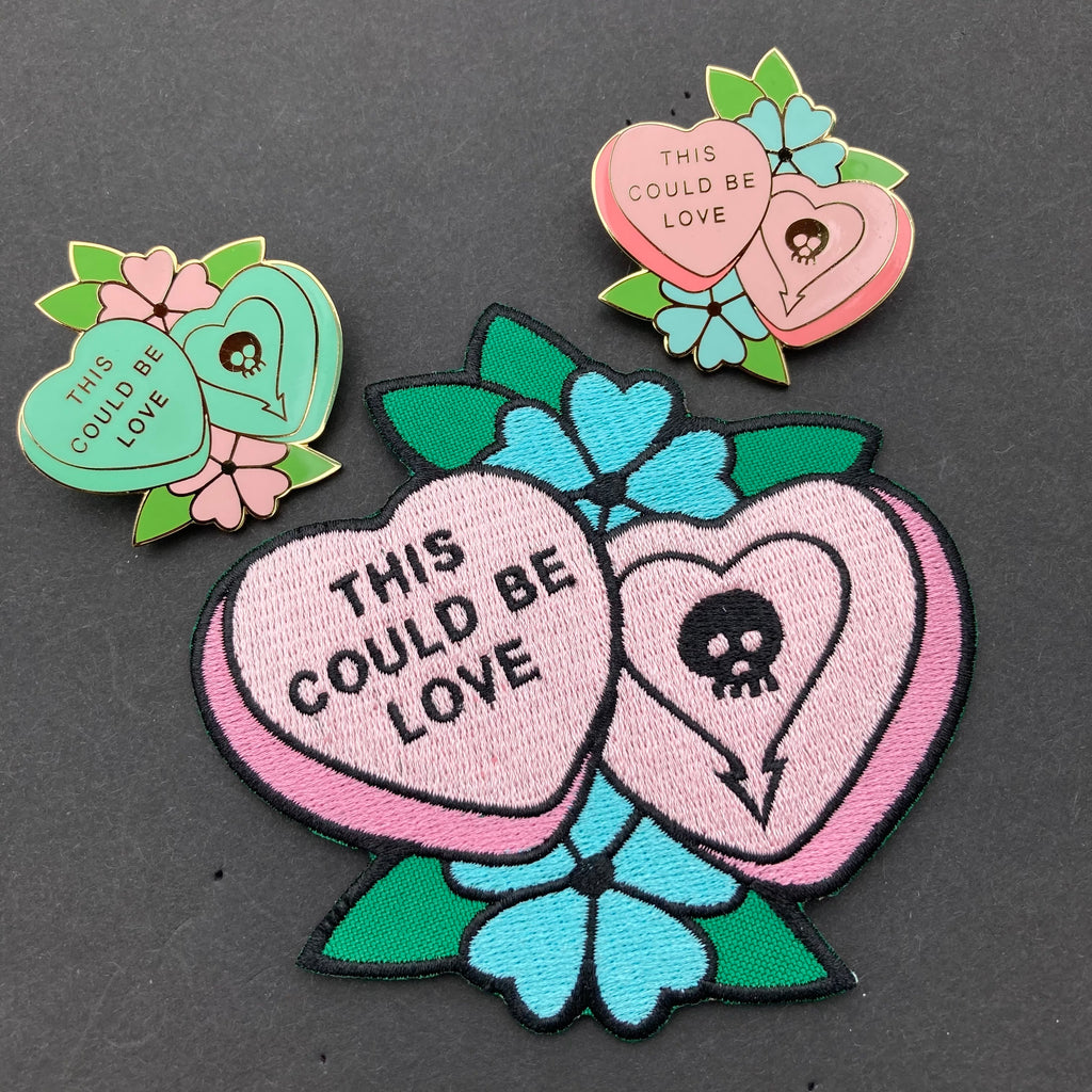 Alkaline Trio Embroidered Patch - Jared Gaines Art