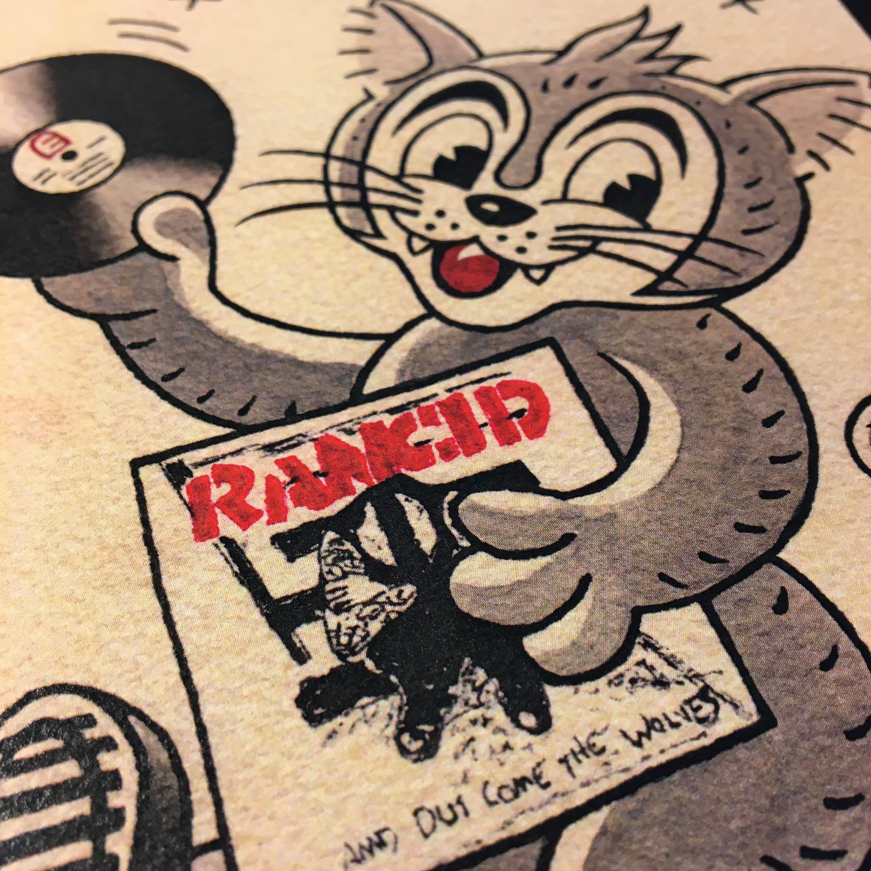 Rancid Cat Print - Jared Gaines Art