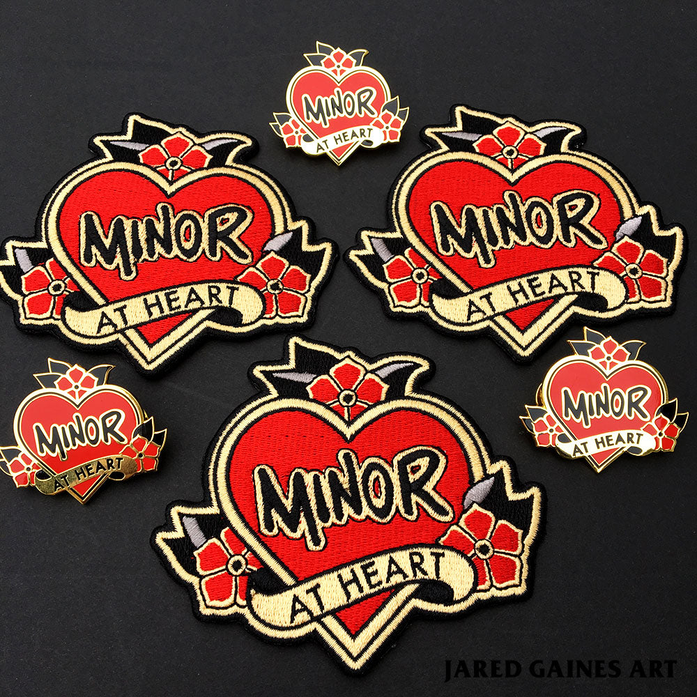 Minor Threat Tattoo Pin - Jared Gaines Art