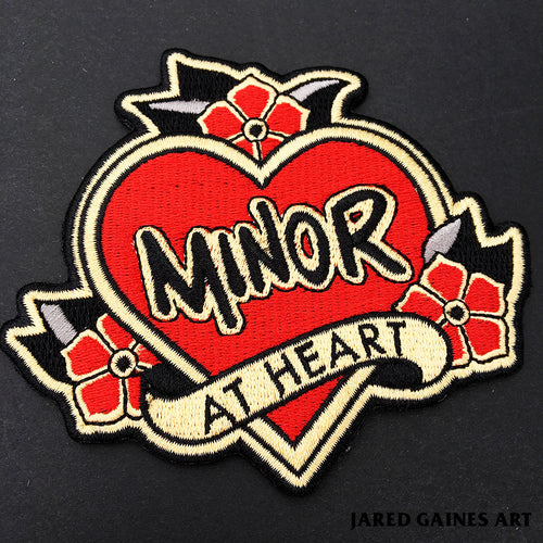 Minor Threat Embroidered Patch - Jared Gaines Art