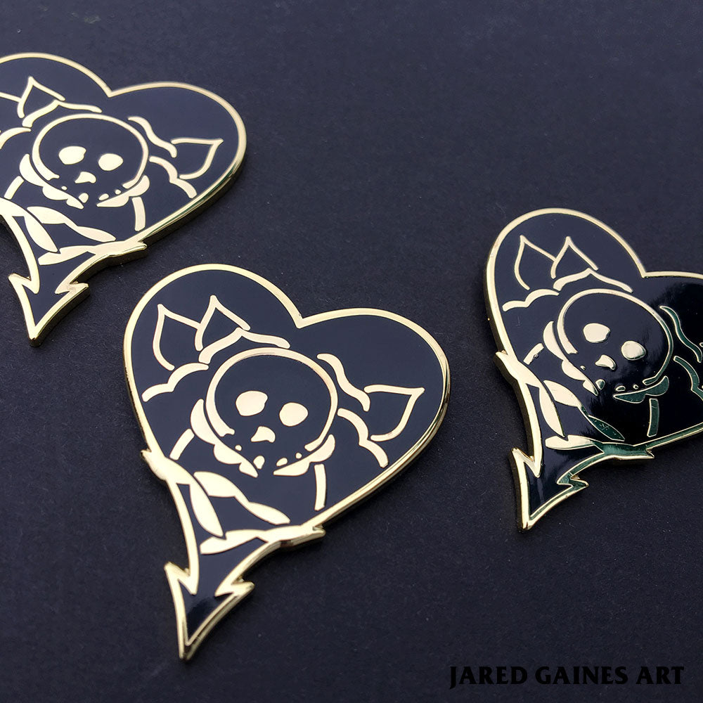 Alkaline Trio Tattoo Pin - Jared Gaines Art