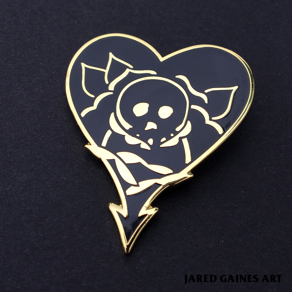 Alkaline Trio Tattoo Pin - Jared Gaines Art