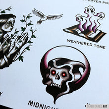 Load image into Gallery viewer, AFI Black Sails Tattoo Flash - Jared Gaines Art
