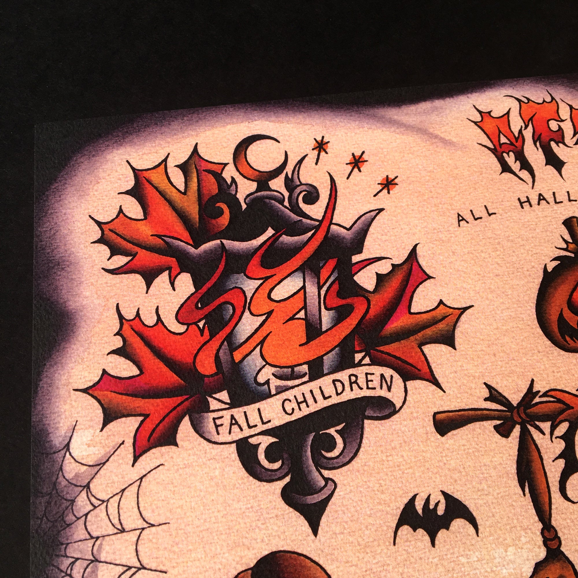 AFI Tattoo Flash | The All Hallows ep - Jared Gaines Art