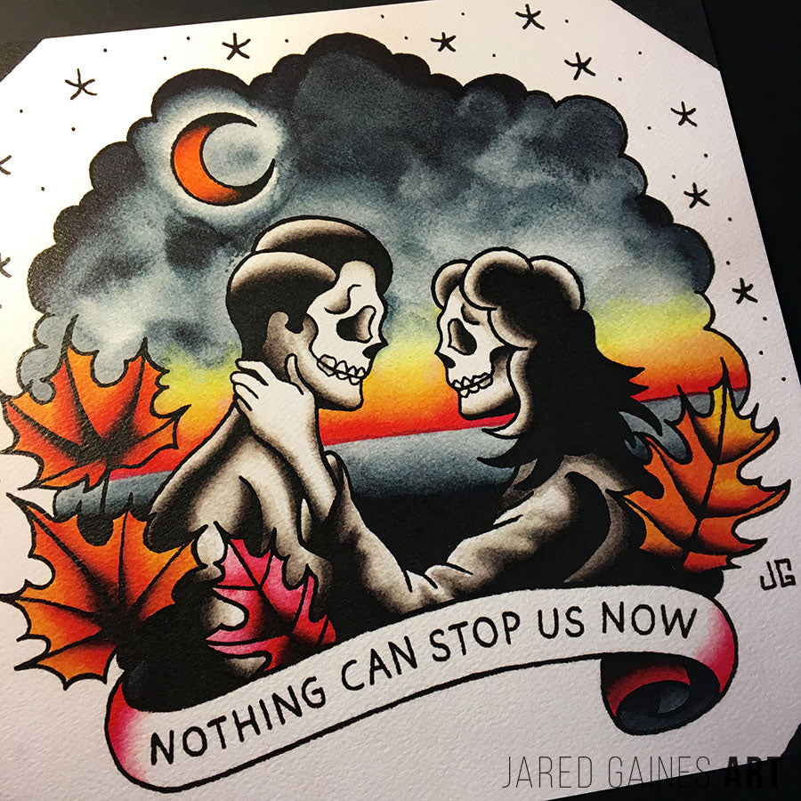 AFI - Wester Tattoo Flash - Jared Gaines Art