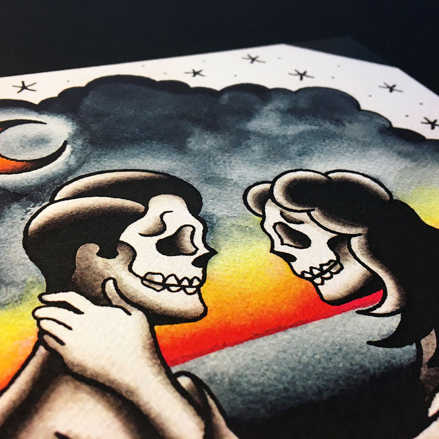 AFI - Wester Tattoo Flash - Jared Gaines Art