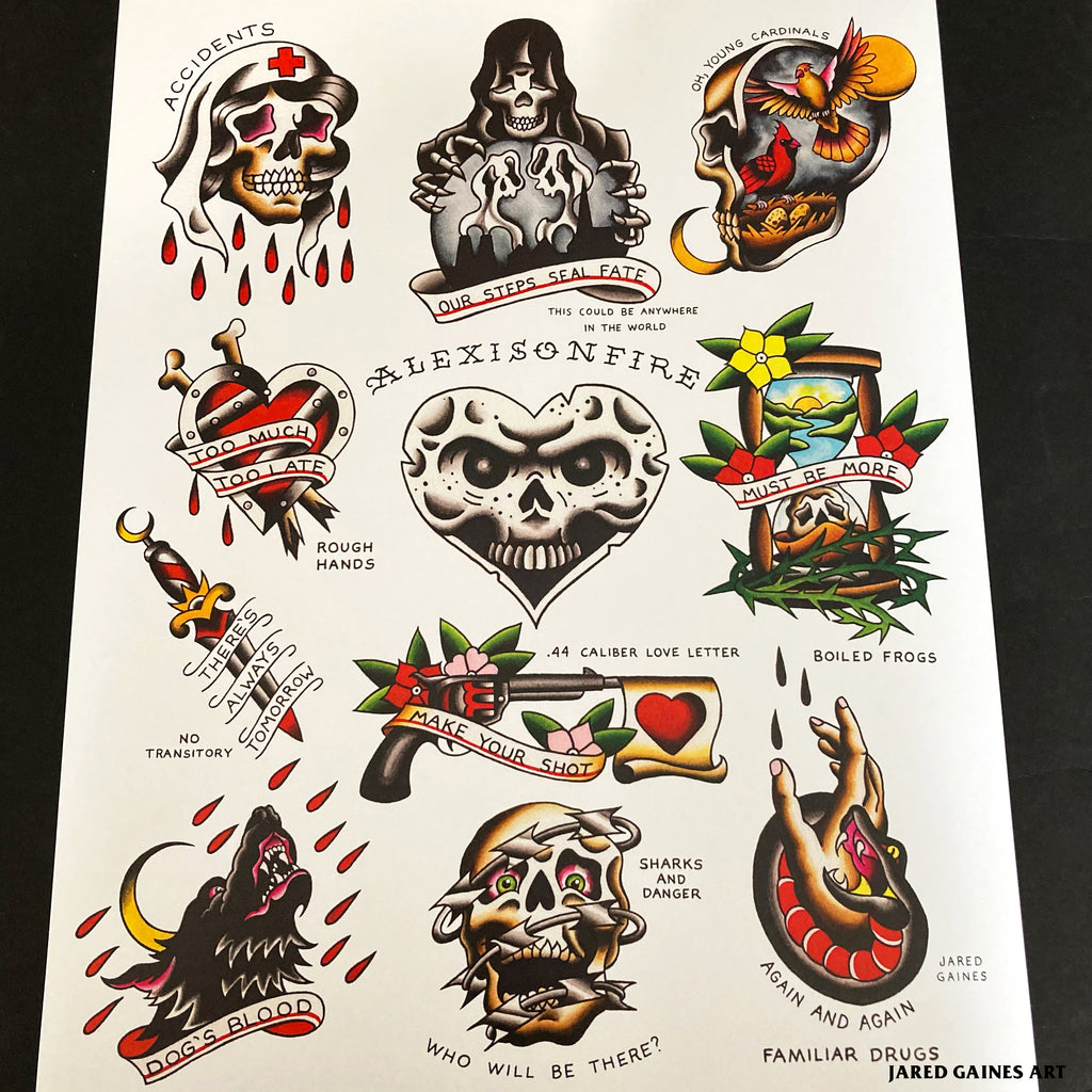 Alexisonfire Tattoo Flash
