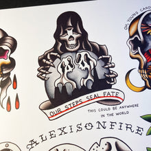 Load image into Gallery viewer, Alexisonfire Tattoo Flash
