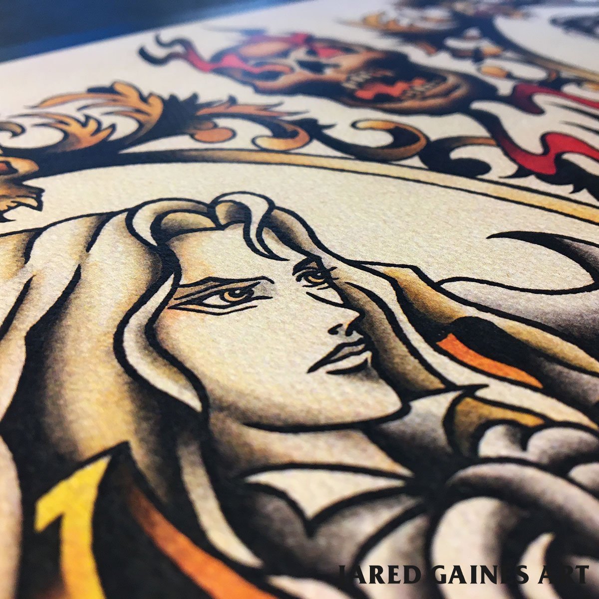 Castlevania Tattoo Flash - Jared Gaines Art
