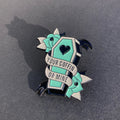 Alkaline Trio Coffin Pin - Jared Gaines Art