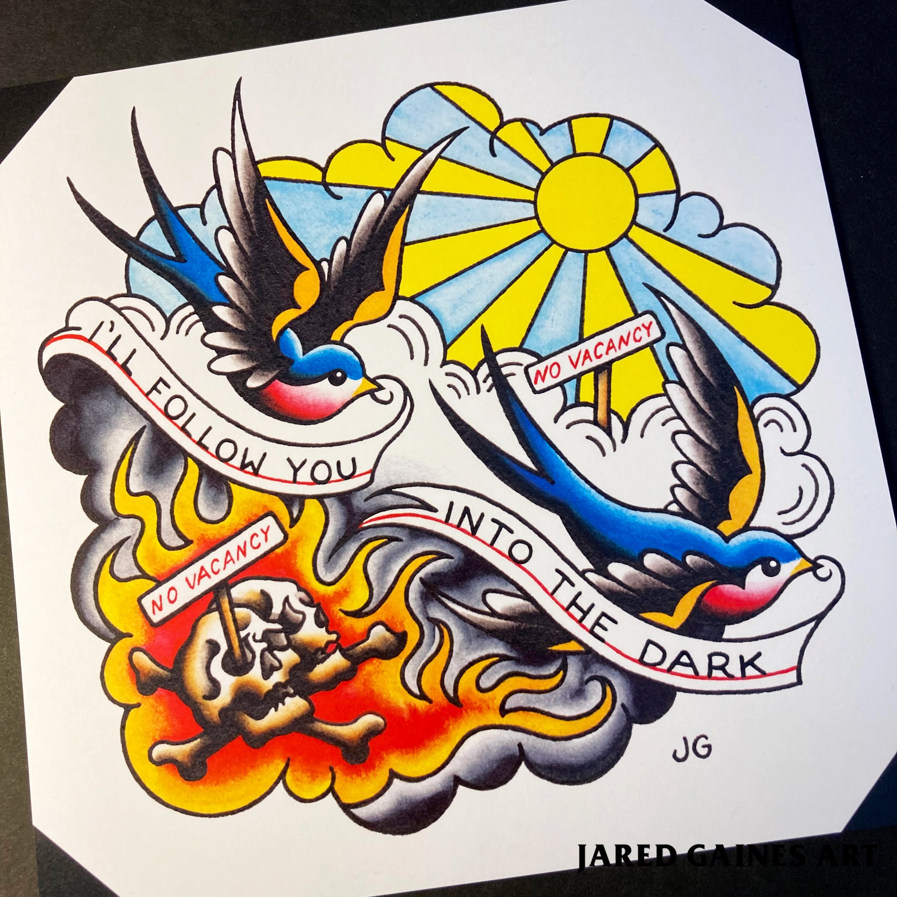 Death Cab I'll Follow You Print - Jared Gaines Art