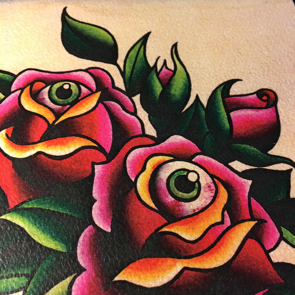 Roses in Vase Print - Jared Gaines Art