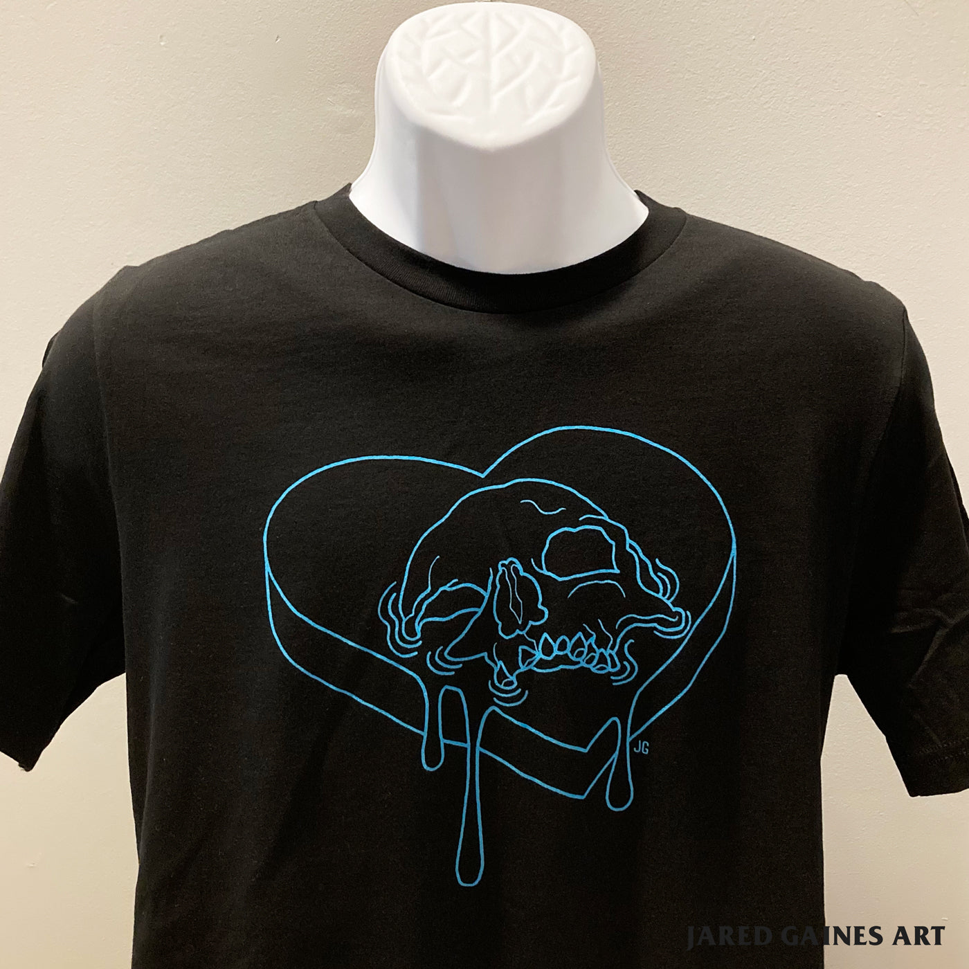 Heart Skull Shirt - Jared Gaines Art