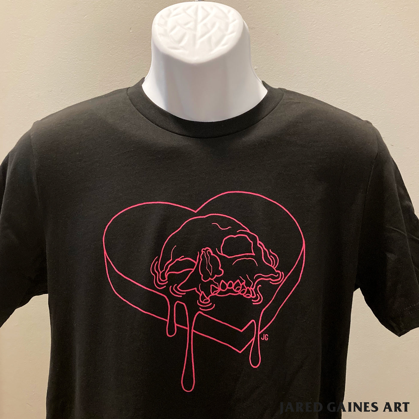 Heart Skull Shirt - Jared Gaines Art