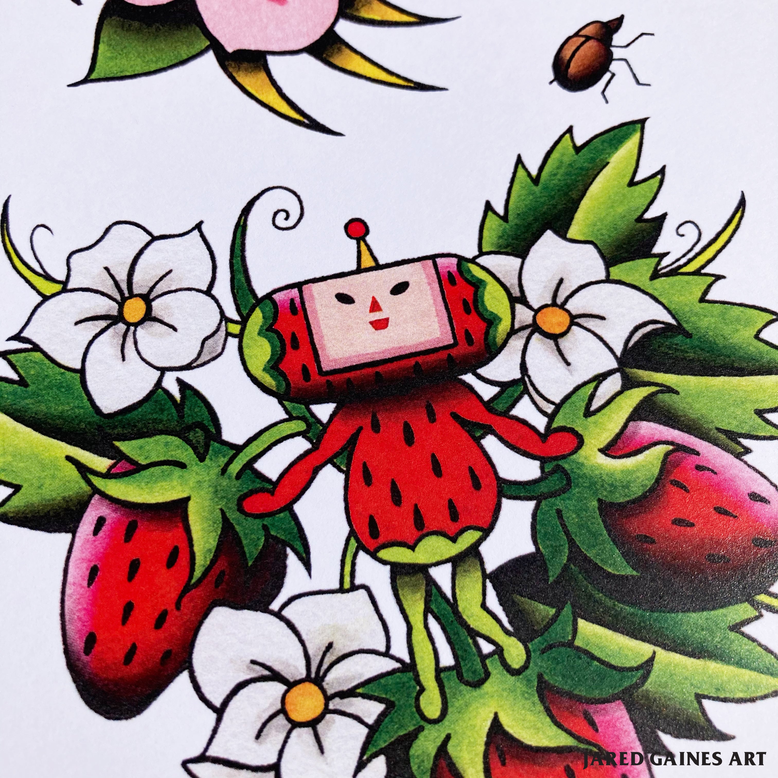 Katamari Damacy Tattoo Flash - Jared Gaines Art