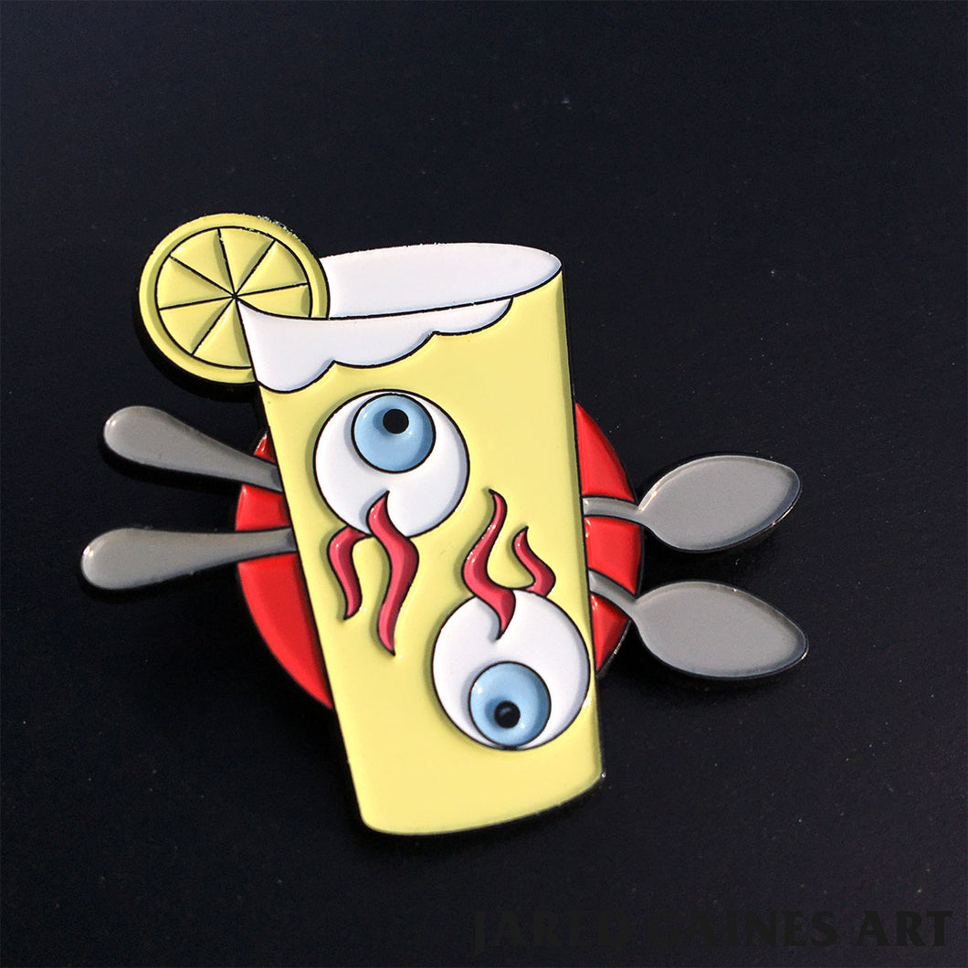 Saves The Day Lemonade Pin - Jared Gaines Art