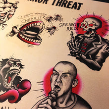 Load image into Gallery viewer, Minor Threat Tattoo Flash - Jared Gaines Art
