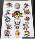 Pennywise - Full Circle Tattoo Flash