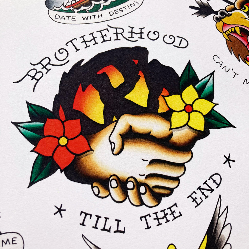 Pennywise - Full Circle Tattoo Flash