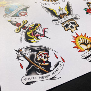 Pennywise - Full Circle Tattoo Flash – Jared Gaines Art