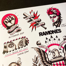 Load image into Gallery viewer, Ramones Tattoo Flash
