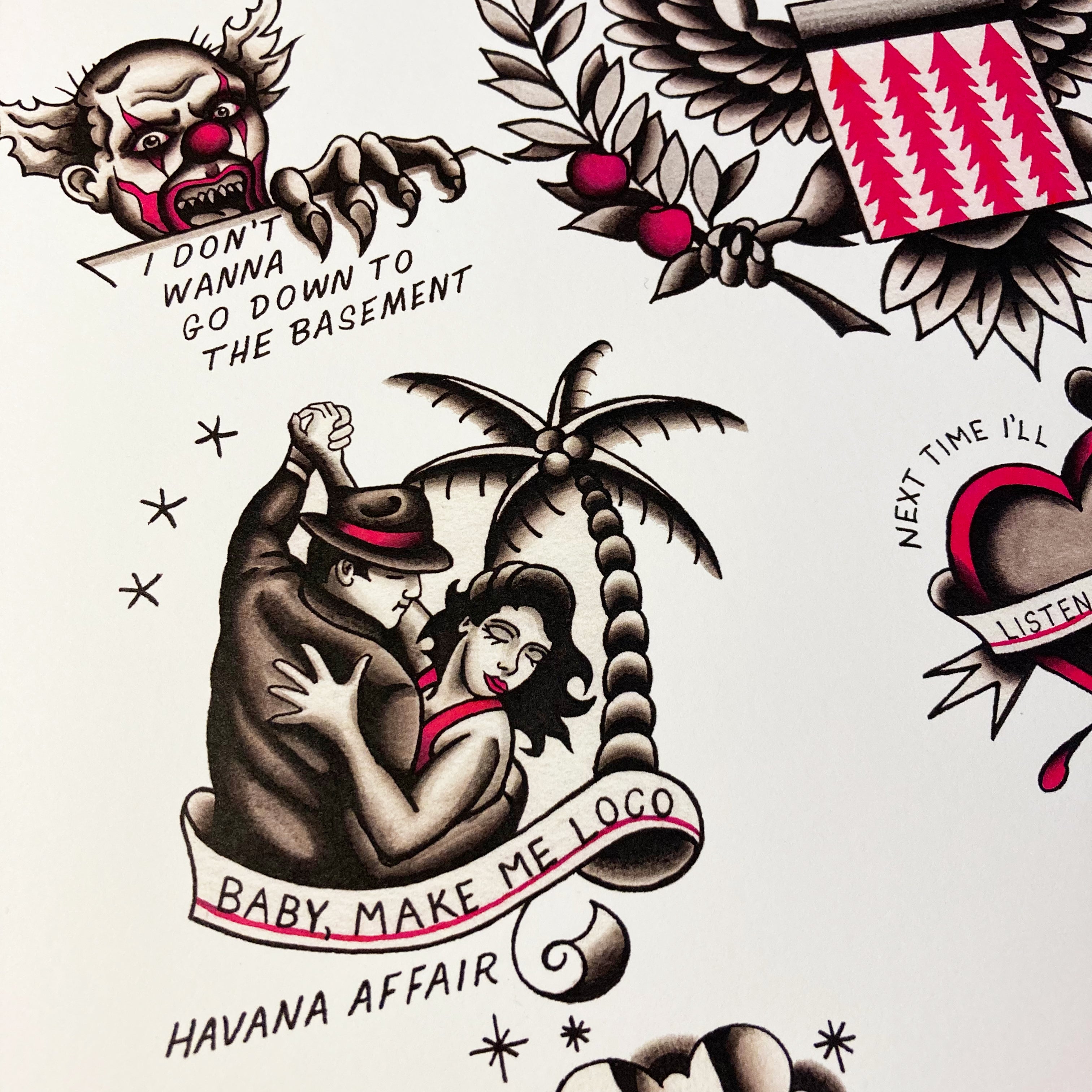 Ramones Tattoo Flash