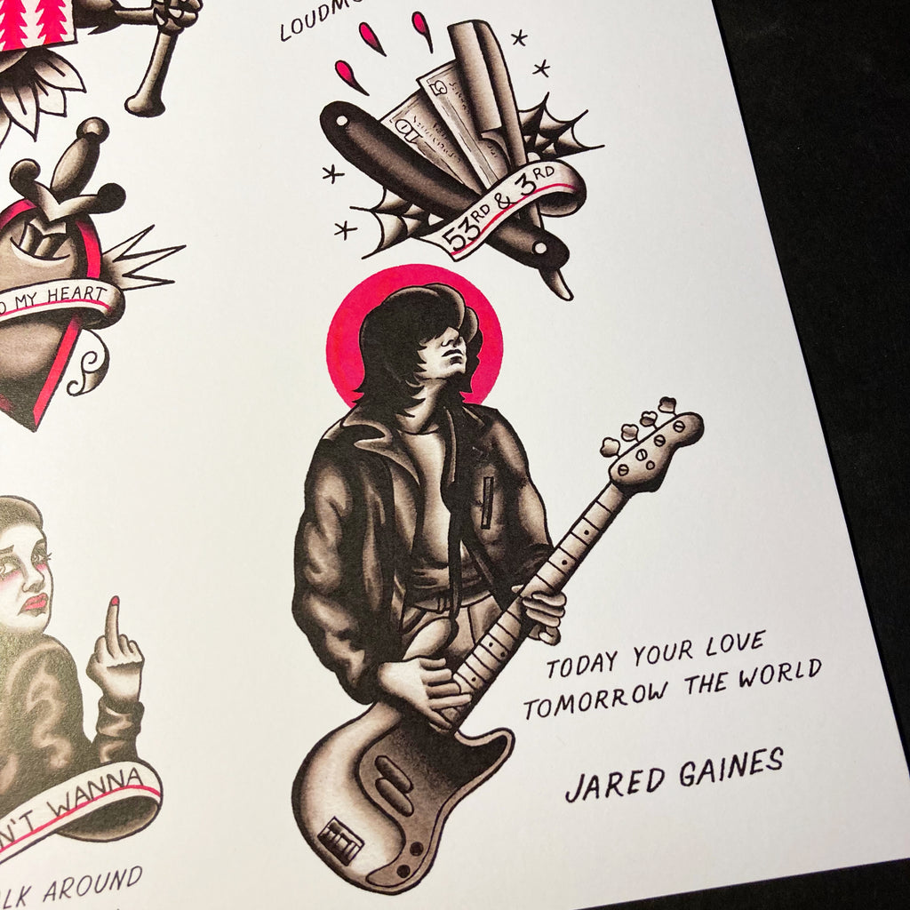 Ramones Tattoo Flash