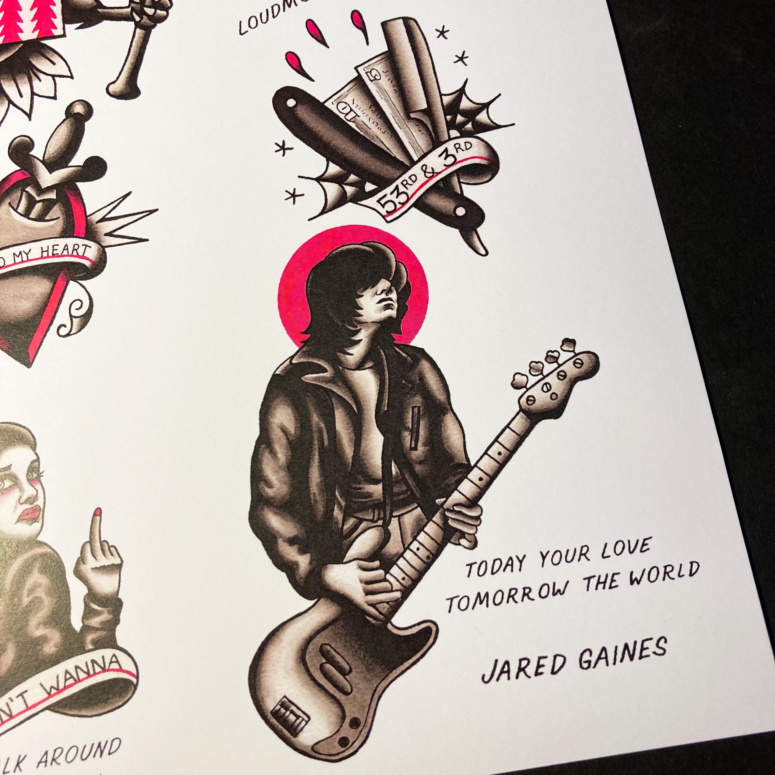 Ramones Tattoo Flash