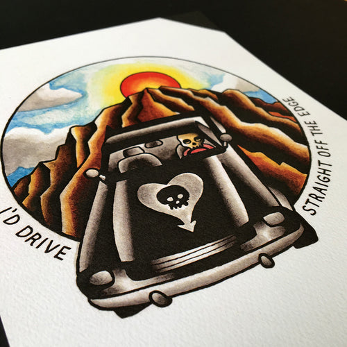Alkaline Trio - Radio Print - Jared Gaines Art